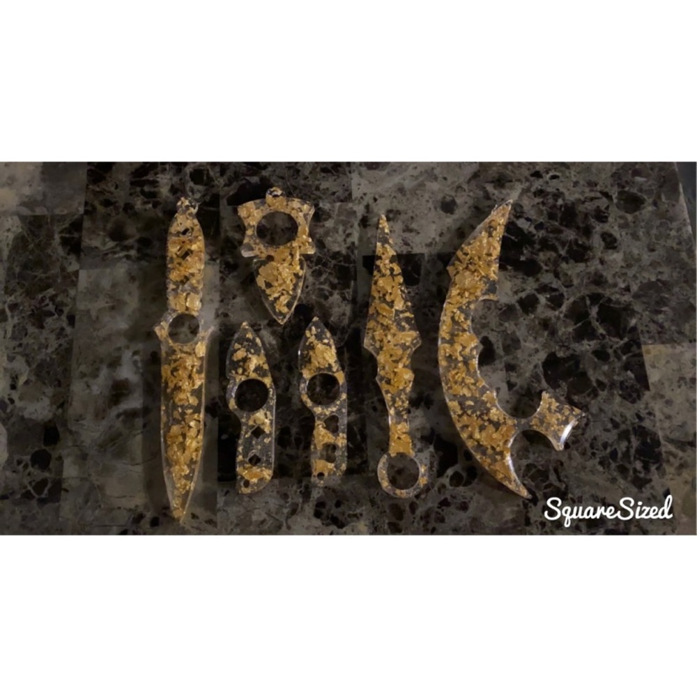 Epoxy resin knife sets